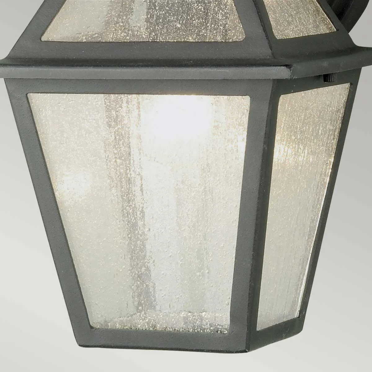 Polruan 1 Light Wall Lantern | Mud Black