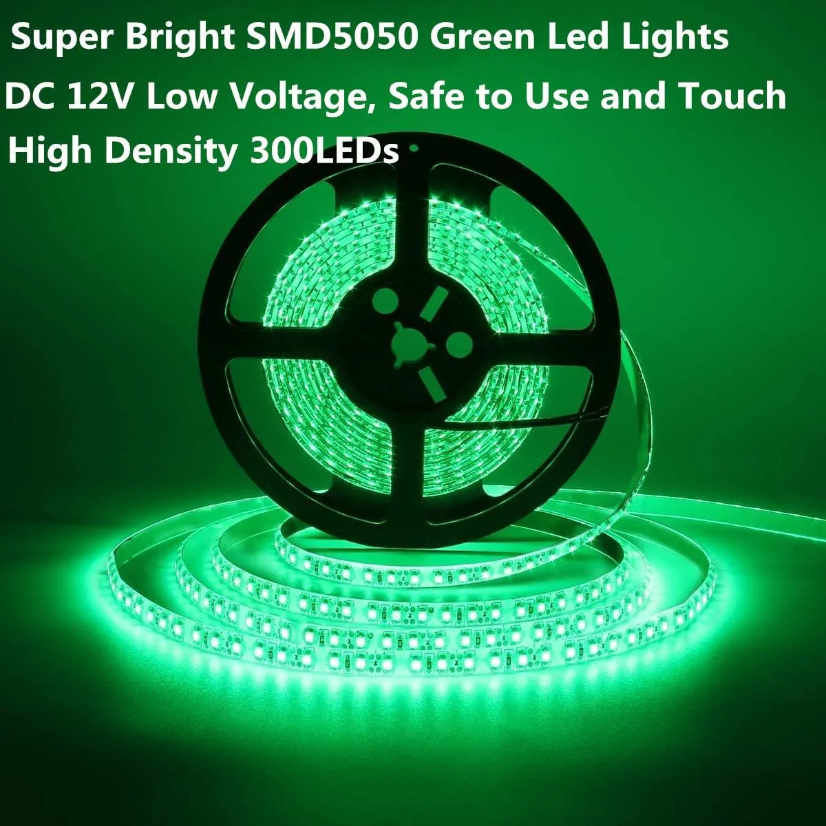 Pontoon LED Strip Lights, 12V 5M/16.4FT Waterproof Marine LED Lights Boat Interior Light, Boat Deck Light for Night Fishing, Ideal for Pontoon and Fishing Boat, Extension Cable Included (Green)
