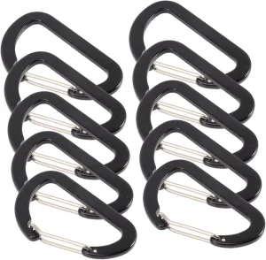 POPETPOP Mini Carabiner Hooks Carabiner Clips Camping Buckle Hanging Back Clips Snap Hook Back Accessories
