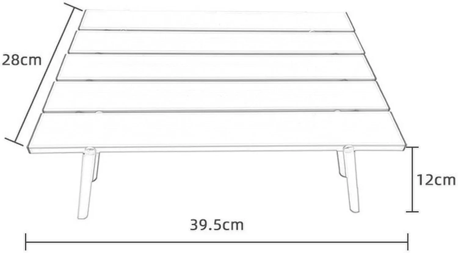 Portable Aluminum Camping Table for Outdoor Adventures