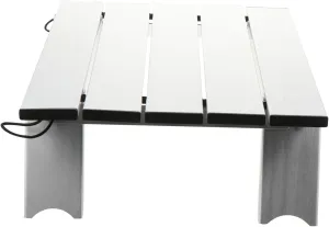 Portable Aluminum Folding Table Lightweight Collapsible Picnic Camp Table with Carrying Bag for Camping Hiking Fishing Beach Parties and Home Gaming Use
