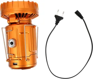 Portable Camping Light Solar Tent Lamp Handheld Outdoor Lanterns for Fishing Random Color