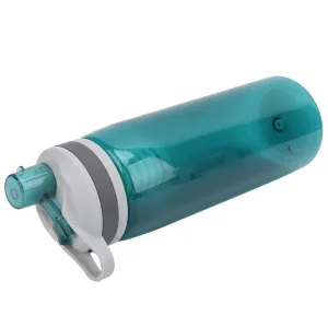 Portable Filtered Water Bottle for Camping Hiking Emergency Lightweight Water Purifier Bottle for Outdoor Adventure ABS Material (Green)
