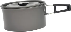 Portable Picnic Pot Camping Nonstick Pan Insulated Handle Cookware Pot Outdoor Cooking Set