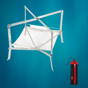 Portable Stainless Steel Fire Rack - Mini Flame Grill