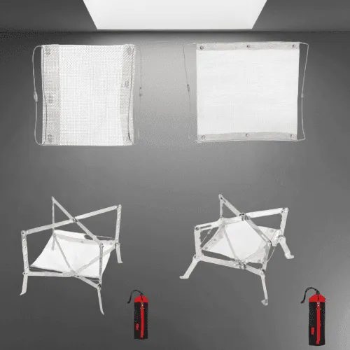 Portable Stainless Steel Fire Rack - Mini Flame Grill