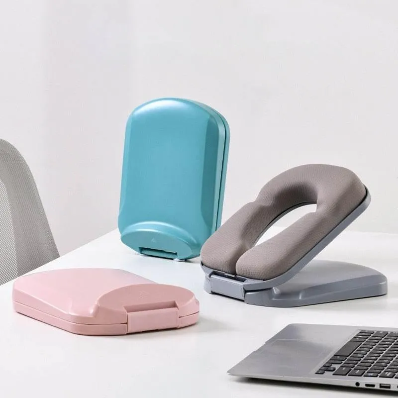 Portable Travel Neck Pillow - Foldable Support for Comfort