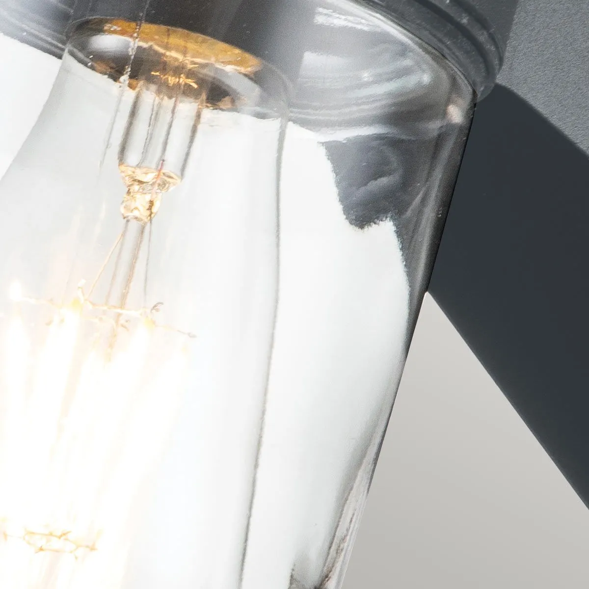 Portfino 1 Light Wall Lantern | Grey