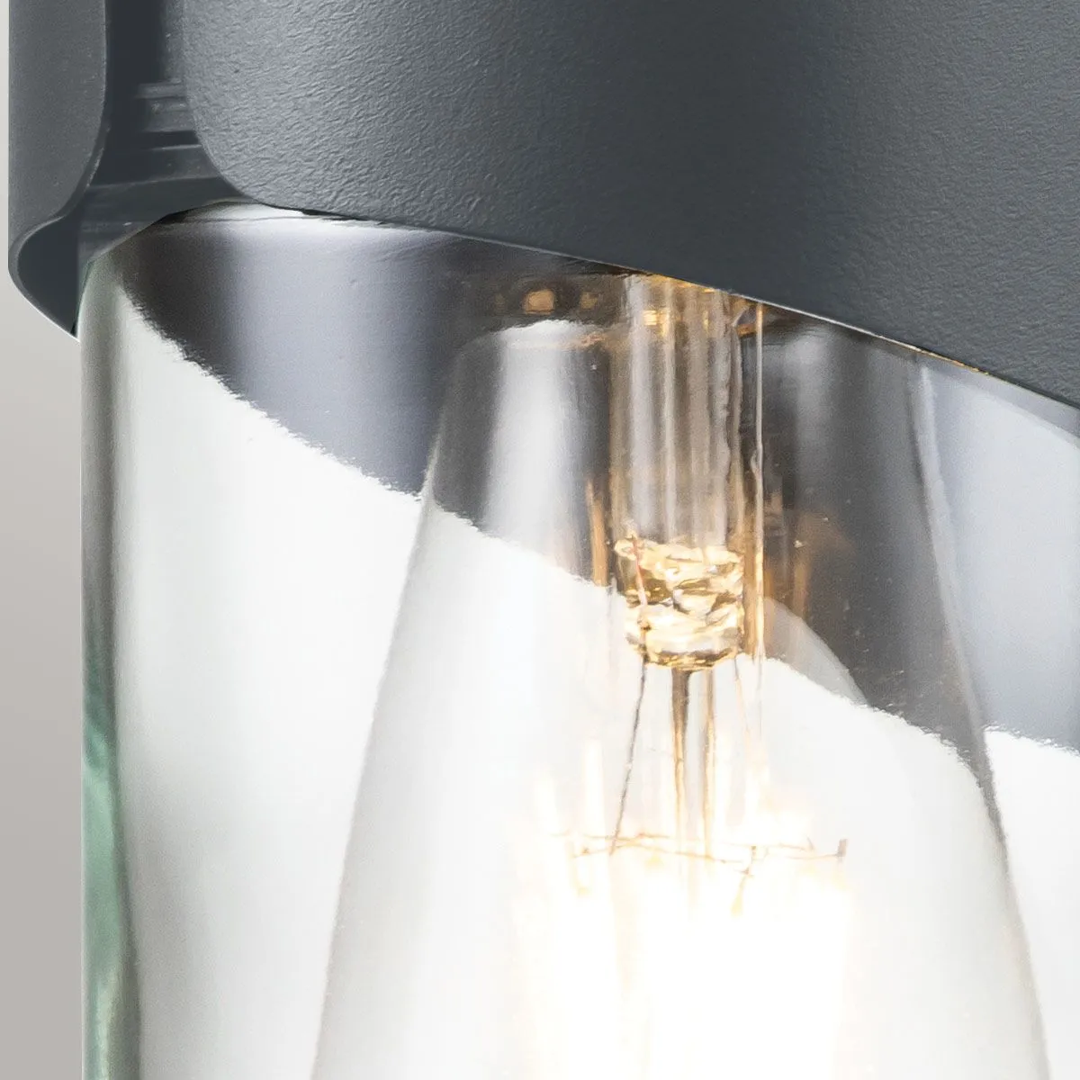 Porto 1 Light Wall Lantern | Grey