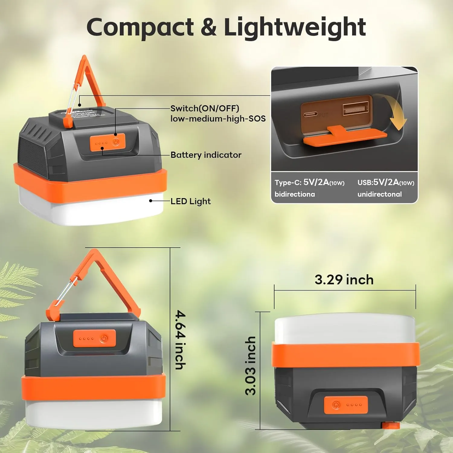 POWSTREAM 24000mAh Solar Generator with AC Outlet 120W Peak, 88.8Wh Portable Power Station with Panels 21W Included and Camping Lantern 248LM, Solar Powered Power Bank for Outdoor Camping Home Backup