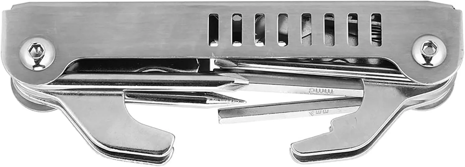 Premium 8 in 1 Diving Multi Tool, Folding Pocket Size Dive Equipment Repair Kit for Underwater Diving, Snorkeling with Stainless Steel Material, Nice Gift for Enthusiast