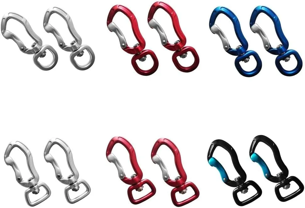 Premium Swivel Carabiner Clips for Outdoor Adventures