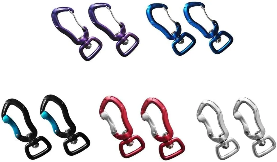 Premium Swivel Carabiner Clips for Outdoor Adventures