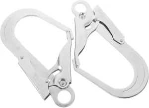 Professional Climbing Carabiner Large Self Locking Snap Hook Mountaineering Safety Hook Sturdy Metal Constructi