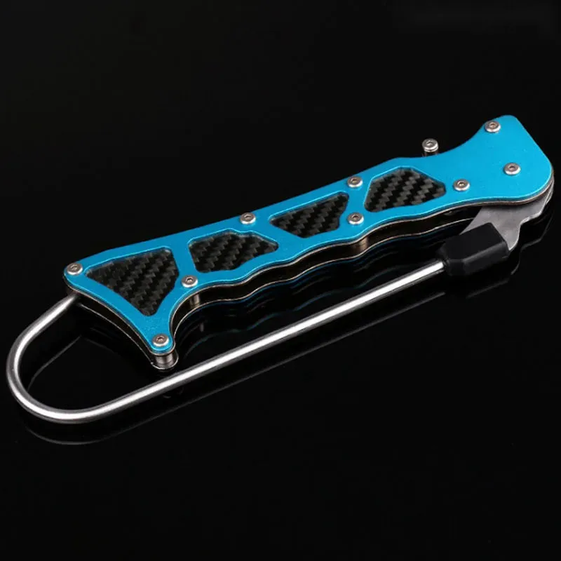 Professional Foldable Fishing Gaff – Stainless Steel Telescopic Fish Hook Grip