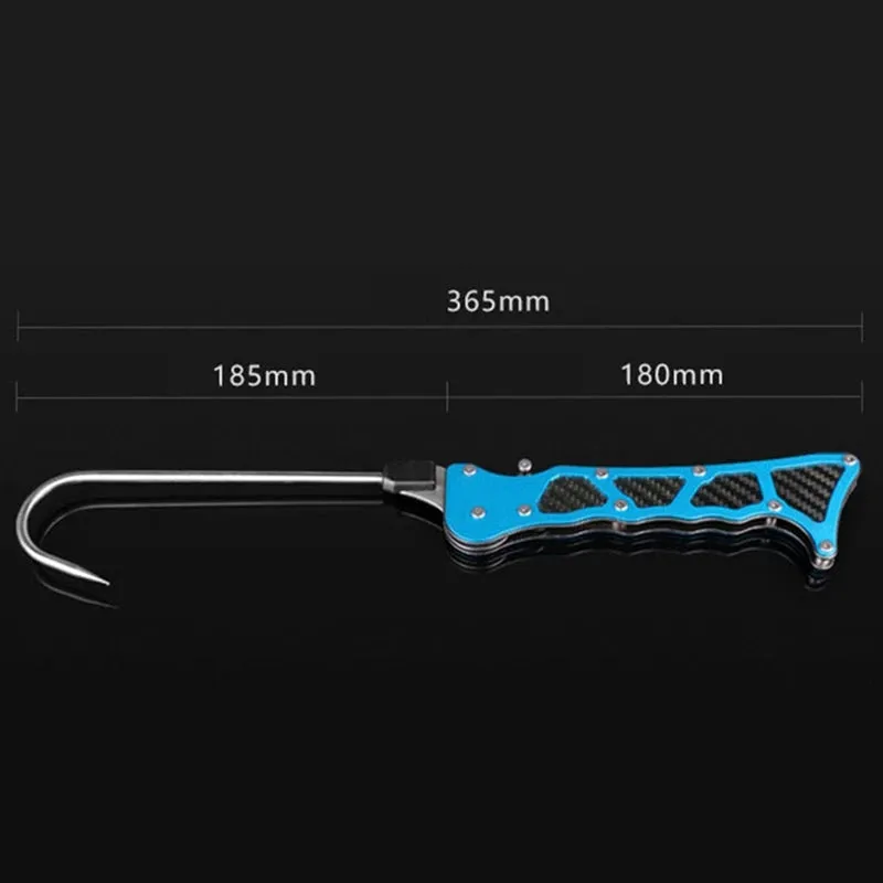 Professional Foldable Fishing Gaff – Stainless Steel Telescopic Fish Hook Grip