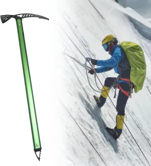 Professional Ice Climbing Axes, Lightweight Outdoor Walking Pickaxe with Aluminum Material Length 24 * 60/70/80cm Weight 403g/432g/458g, Climbing Equipment for Mountaineering Hiking