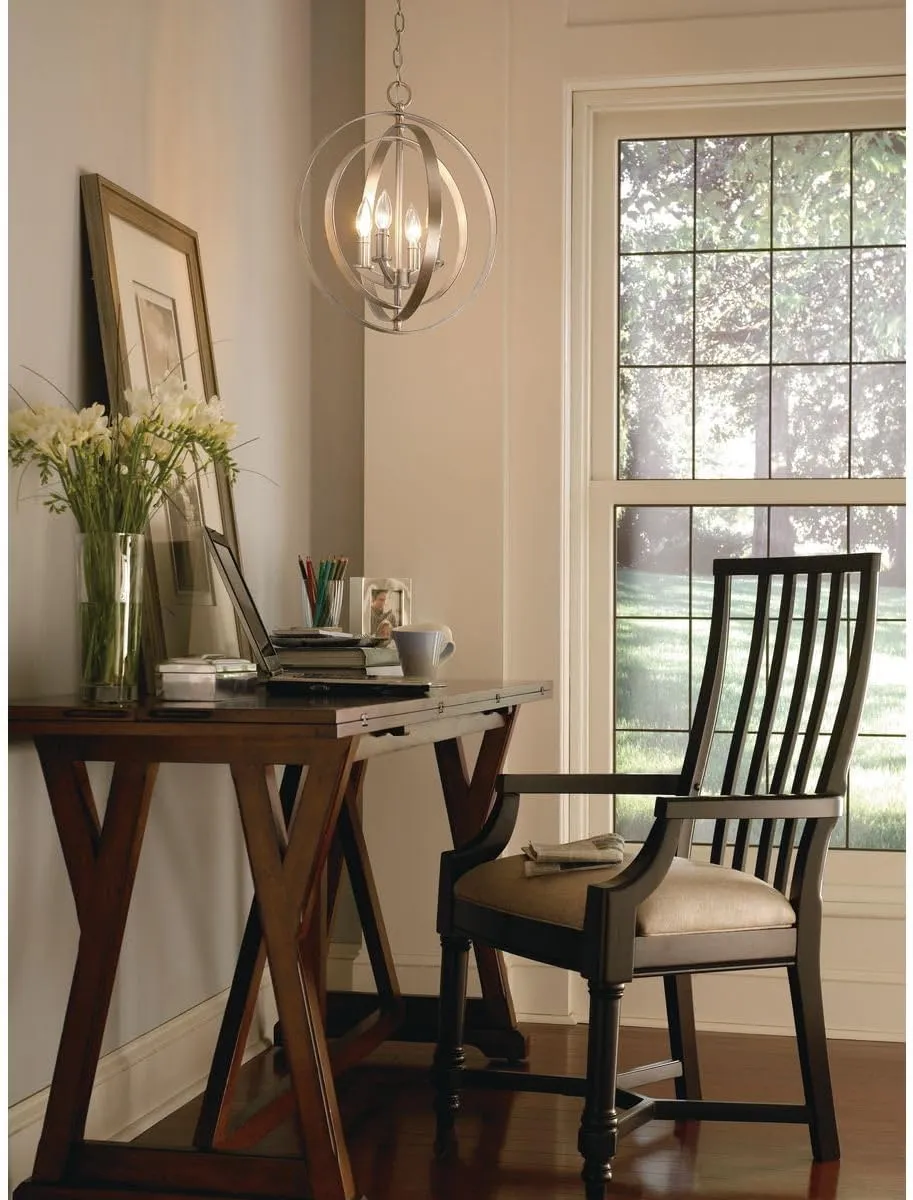 Progress Lighting P3827-126 Equinox Hall & Foyer, 16-Inch Diameter x 18-3/8-Inch Height, Gray