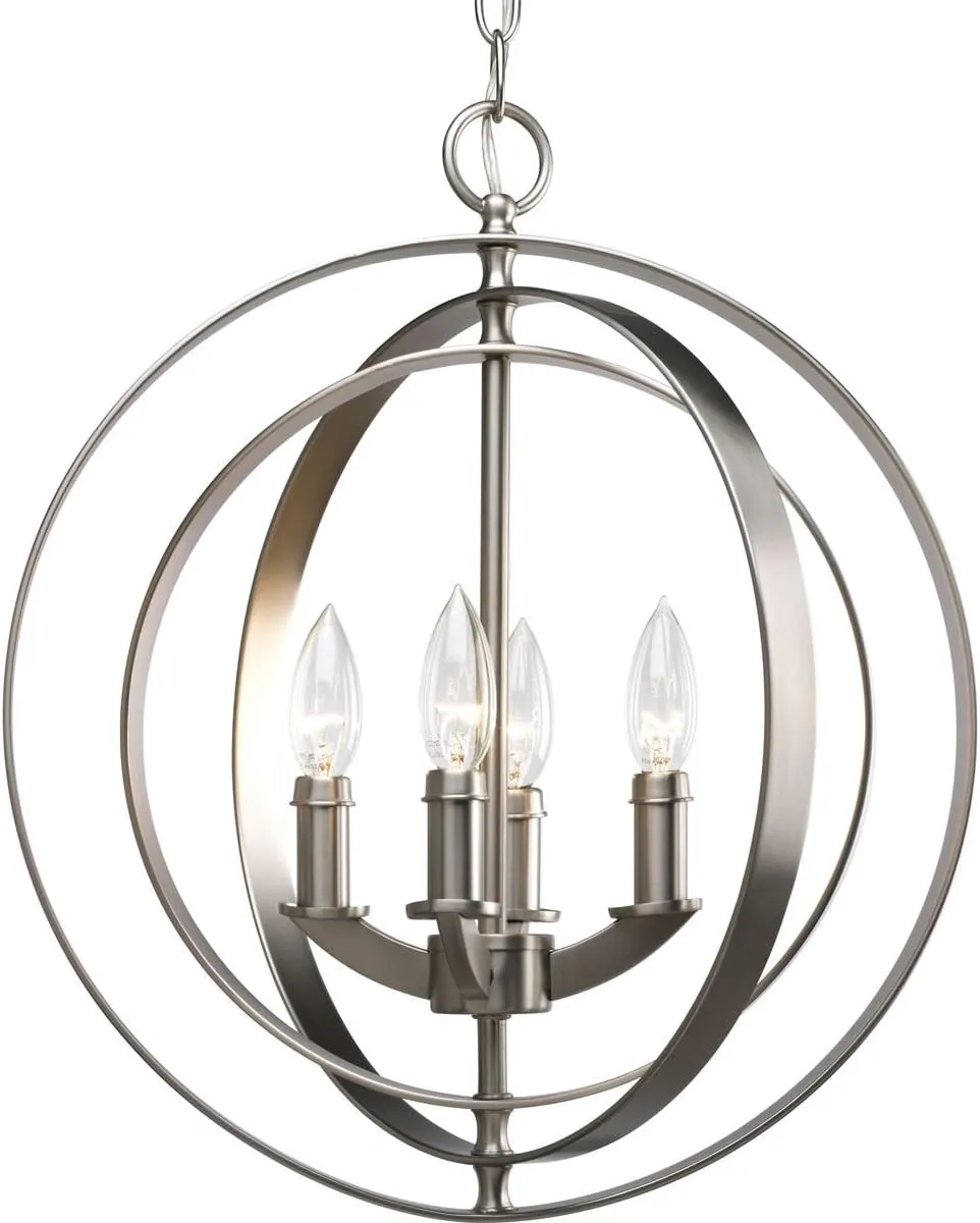 Progress Lighting P3827-126 Equinox Hall & Foyer, 16-Inch Diameter x 18-3/8-Inch Height, Gray
