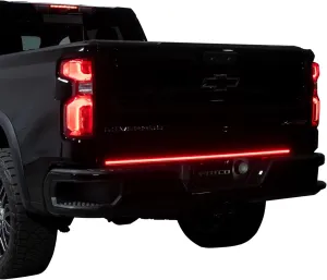 Putco 60" Blade LED Tailgate Light Bar Red/Amber/White LEDs & Plug-N-Play Quick Connect Harness - Fits Chevy Silverado/GMC Sierra 2020-2025