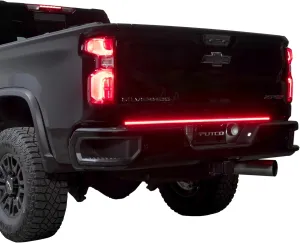Putco 60" Blade LED Tailgate Light Bar Red/White LEDs & Plug-N-Play Quick Connect Harness - Fits Chevy Silverado& GMC Sierra HD 2500, 3500 2024-2025