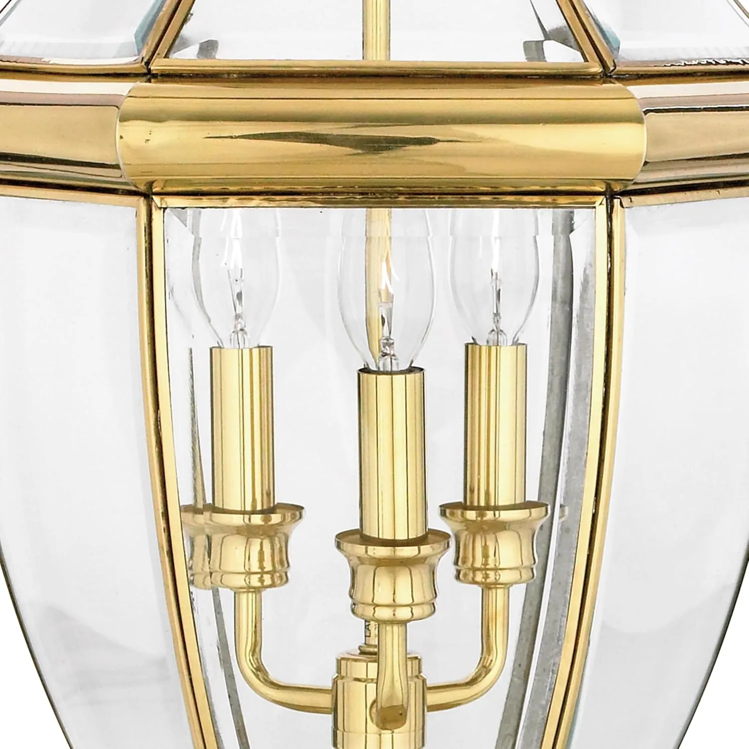 Quoizel Newbury Outdoor Post Lantern, 23 Inch 3-Light Polished Brass French Country Lamp Post, Outside Pole Light Fixture for Patio, Porch, Fences, Garden, Pool, Entryway or Driveway