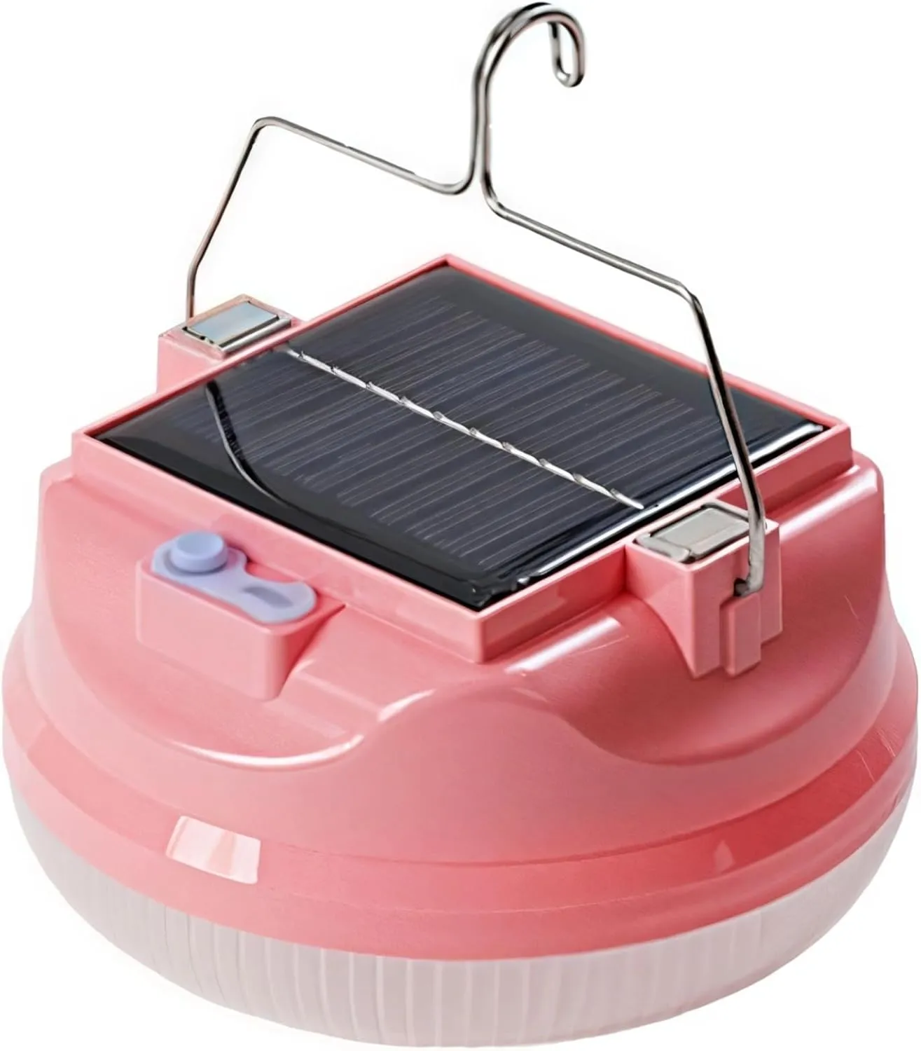 Rechargeable Solar Lantern for Outdoors, 6000Mah Battery, Abs Construction, Touch-Sensitive Switch, Perfect for Camping & Emergencies