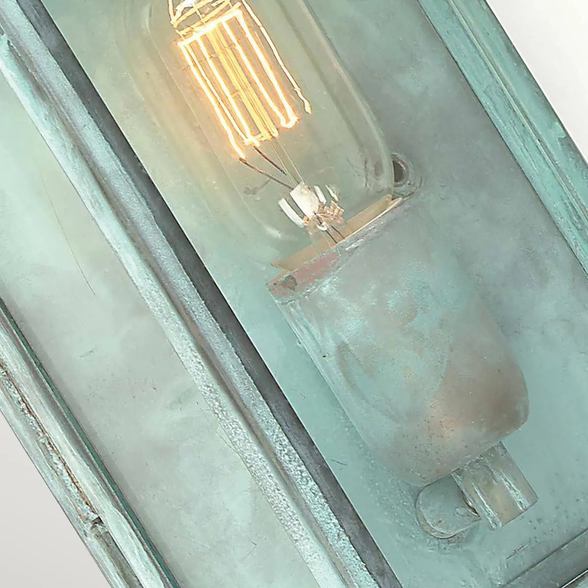 Regents Park 1 Light Wall Lantern - Verdigris | Verdigris