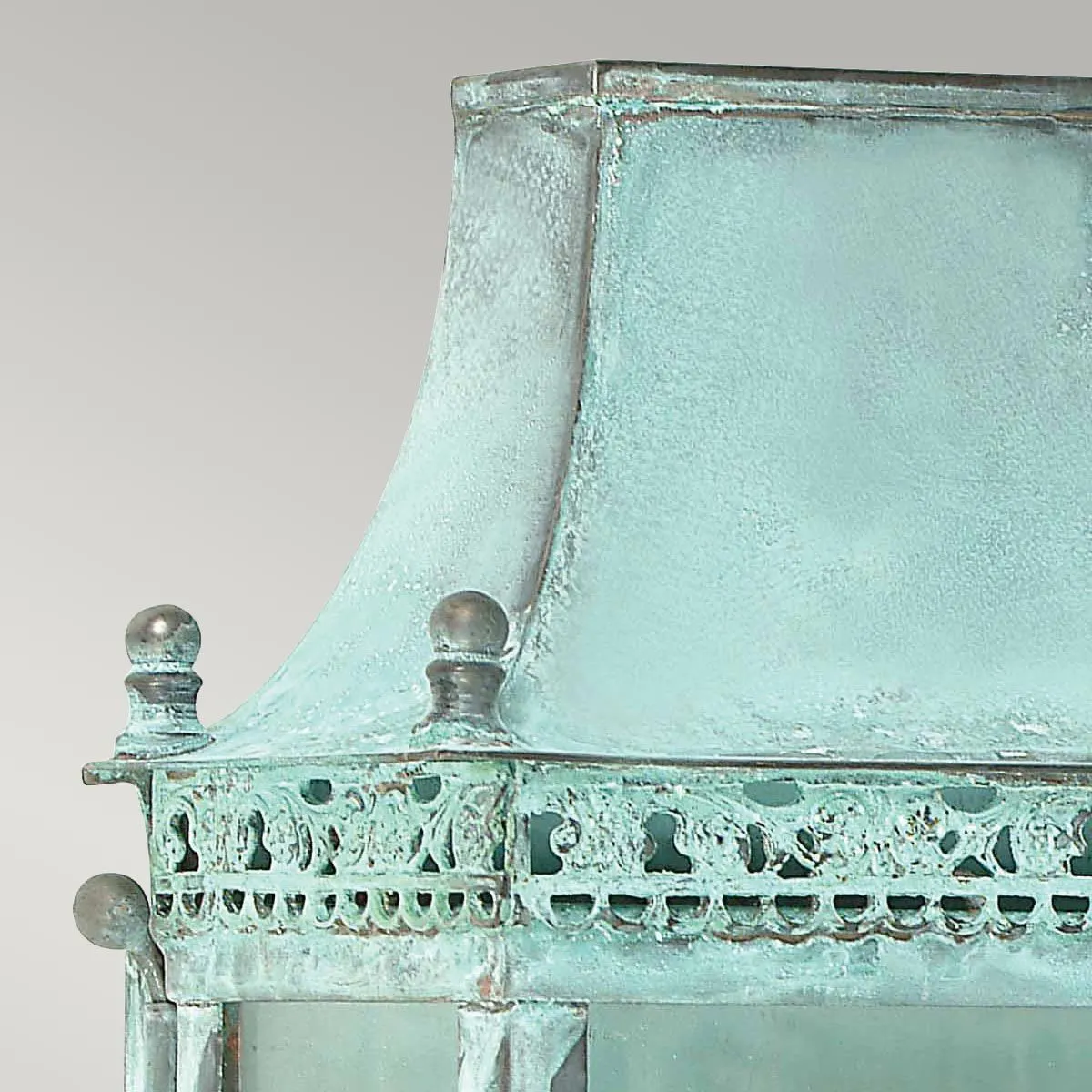Regents Park 1 Light Wall Lantern - Verdigris | Verdigris