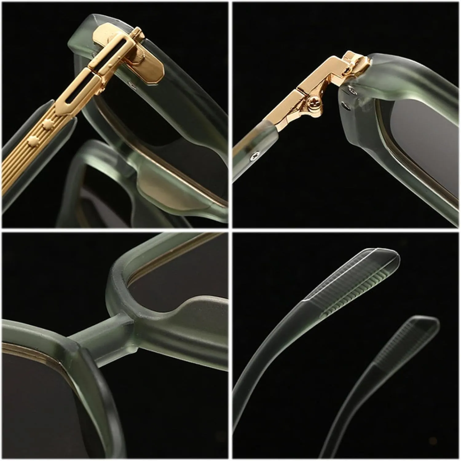 Retro Men Sunglasses Shades Uv400 Fashion Women Rivets Gradient Sun Glasses