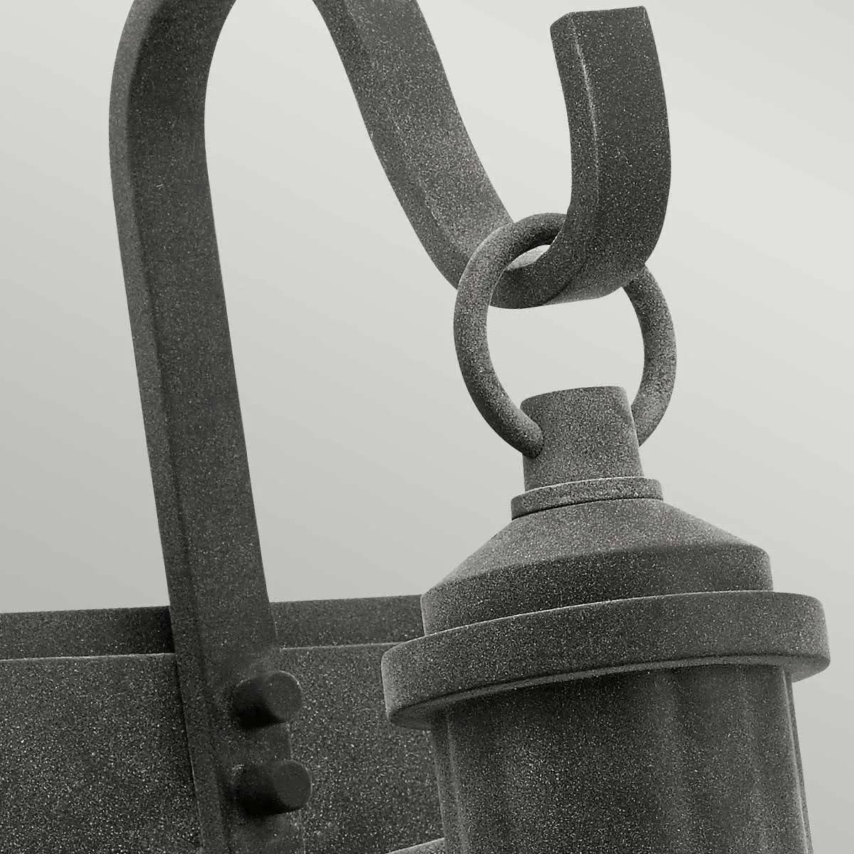 Riverwood Medium Wall Lantern | Weathered Zinc