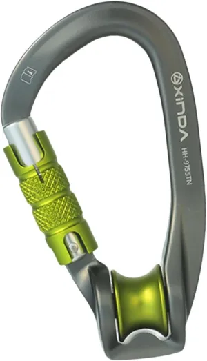 Rock Climbing Pulley Carabiner Snap Auto Locking Carabiner Versatile Portable Supplies Karabiner Clip for Mountaineering