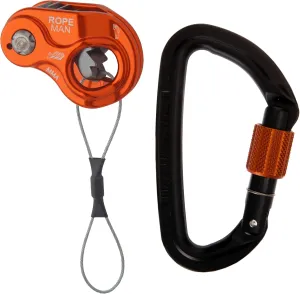 Ropeman 1 Ascender   Session Locking Carabiner - Lightweight Rope Clamp for Climbing, Hunting, Tree Climbing, & Rigging