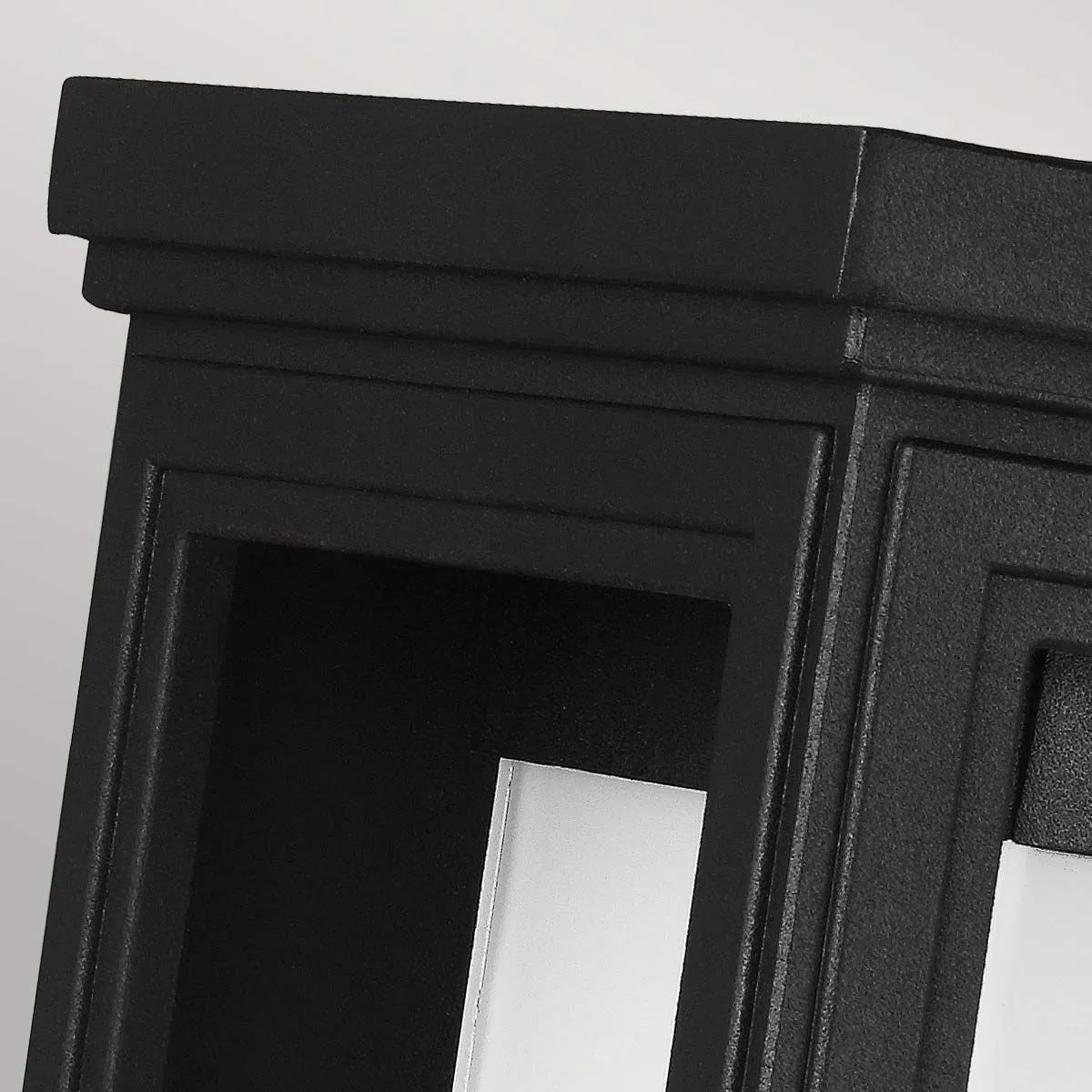 Roscoe 1 Light Medium Wall Lantern | Textured Black
