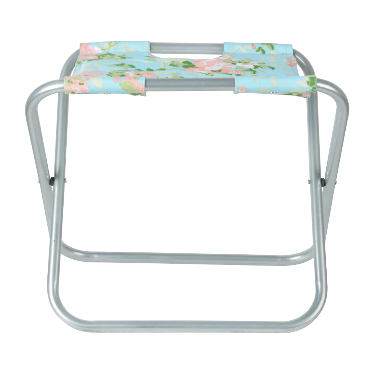 Rose Print Garden Tool Stool