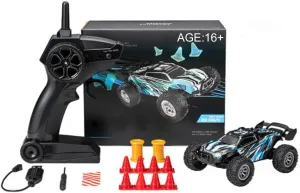 S658 1/32 Scale Off-Road RC Drift Car, 2.4Ghz 4WD Full Proportional Electric RC Off-Road Car with Lights Kit, Surprising Present for Hobbyists - RTR
