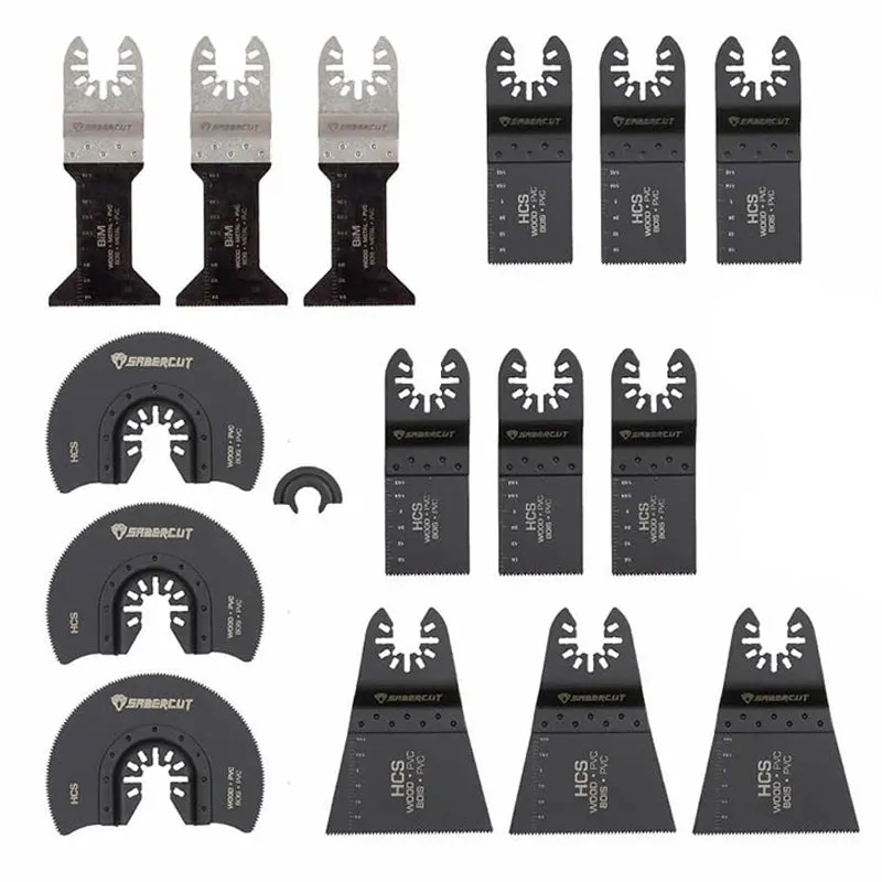 Sabercut 16-Piece Multi-Tool Blade Cutting Set