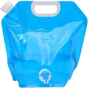 SBTRKT 5/10L Portable Camping Water Bag Foldable Large Water Container Outdoor 10 Liter Water Pouches Collapsible Water Storage Bucket (Color : 5L Transparent)