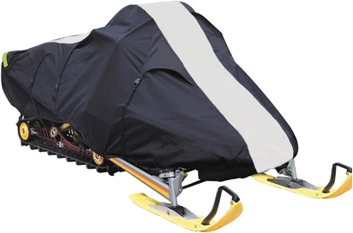 SBU 600D Snowmobile Travel and Storage Cover Compatible for 2018-2018 Model Year Polaris 800 SKS 146 LE Sleds. Slush and Mud Protection