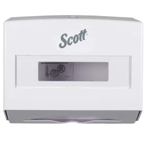 Scott Scottfold Compact Paper Towel Dispenser (09214), Small Towel Dispenser, White