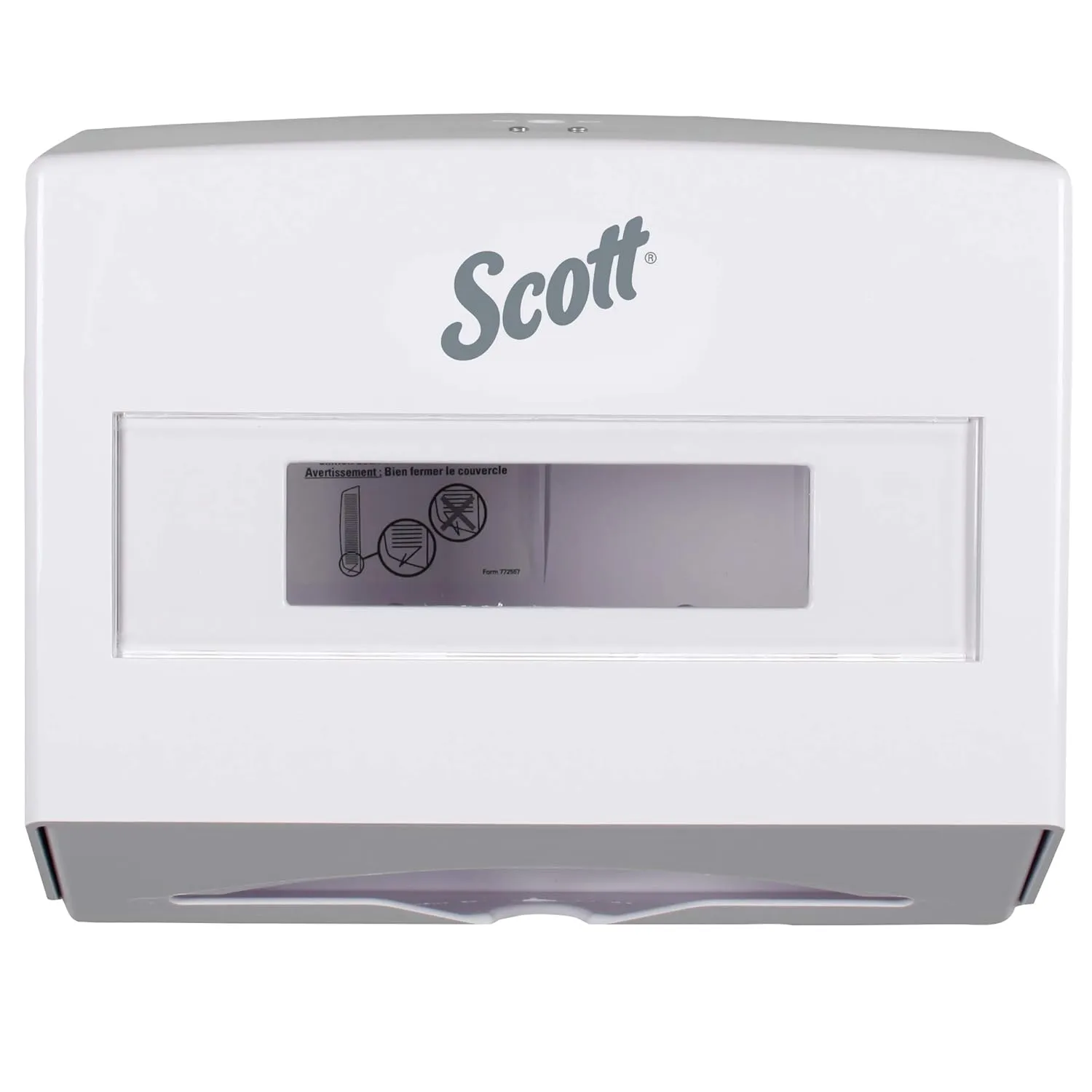 Scott Scottfold Compact Paper Towel Dispenser (09214), Small Towel Dispenser, White