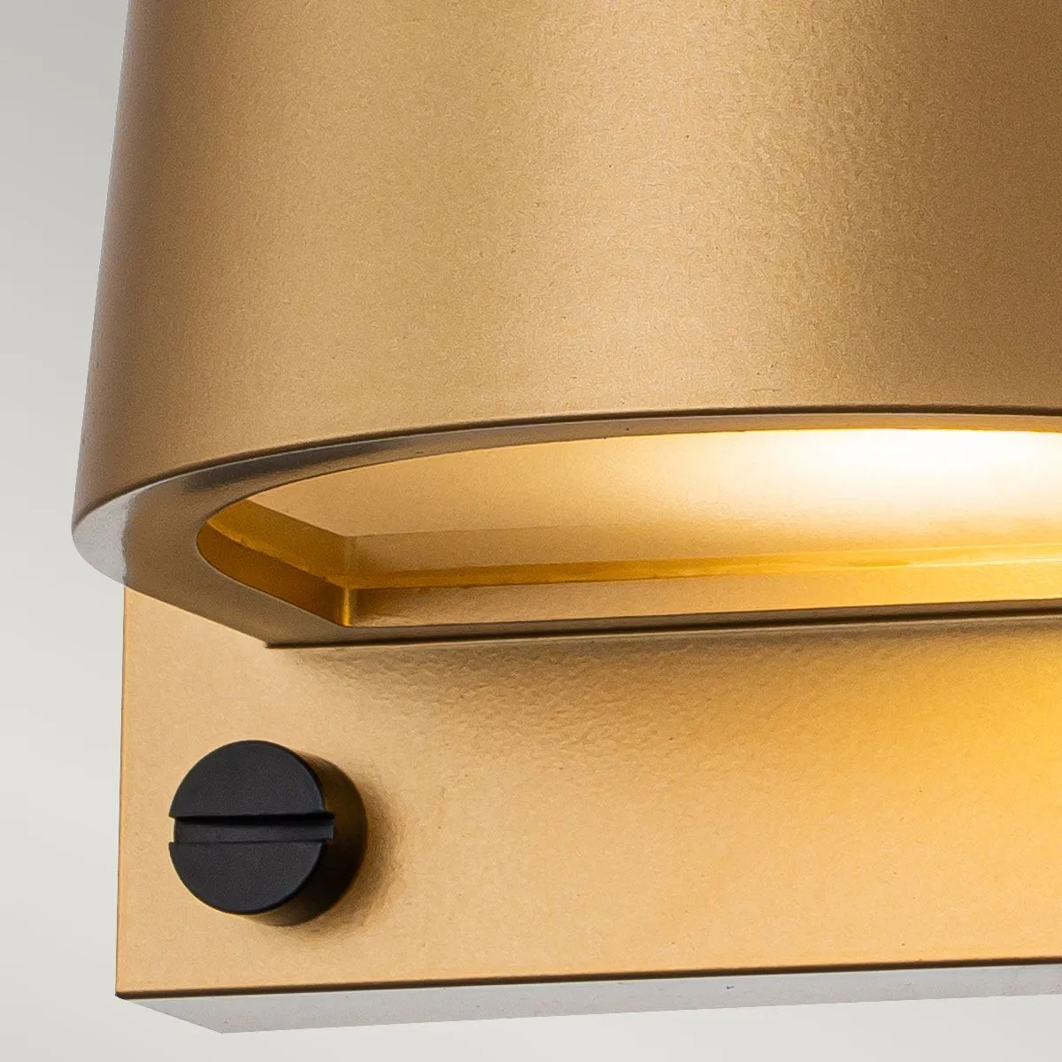Scout 1lt Small Wall Light | Painted Heritage Brass