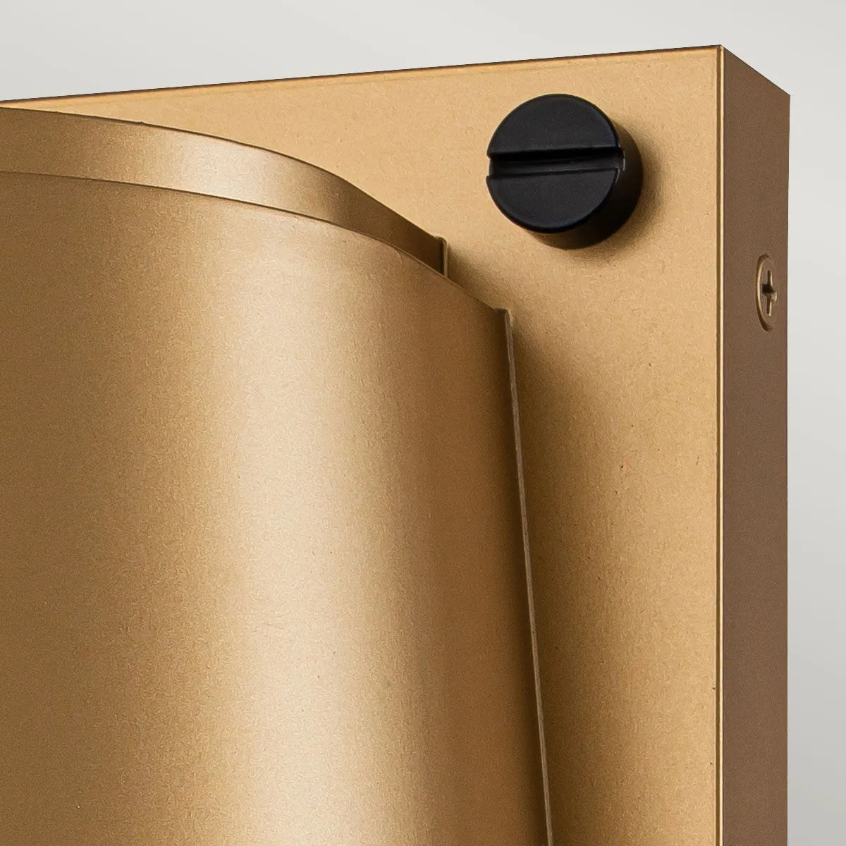 Scout 1lt Small Wall Light | Painted Heritage Brass