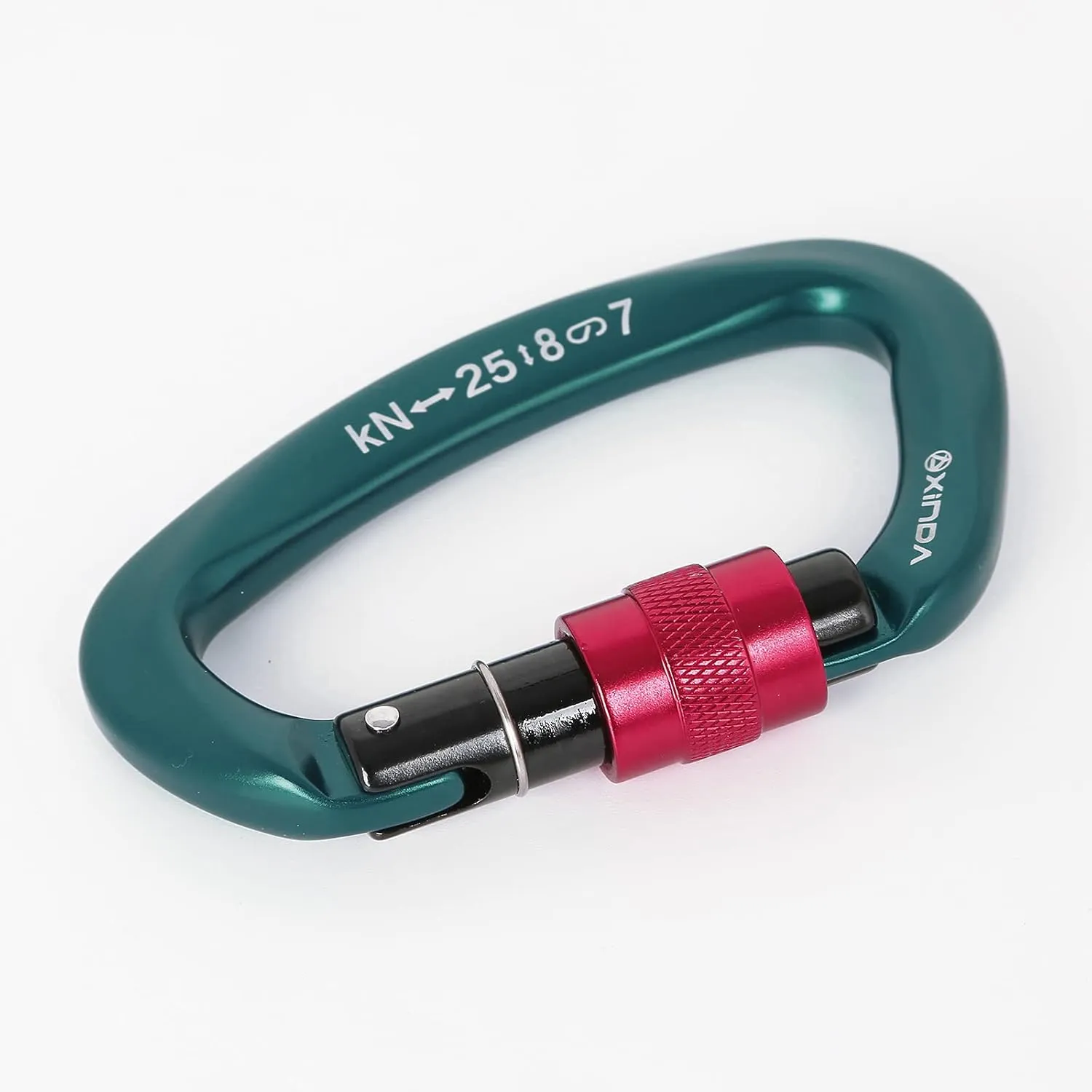 Screwgate Locking Carabiner Clip - Professional Rock Climbing Carabiner Screw Lock,Heavy Duty Carabiners for Climbing,Mountaineer,Hammock,Camping,Outdoor Equipment