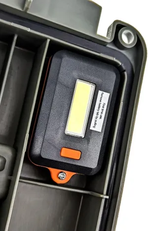 SE Illuminated Dry Box With Detachable Lid and Light, Waterproof Dry Box Protective Case, Made for Cameras, Lenses, Pistols, First Aid & Ammo Can