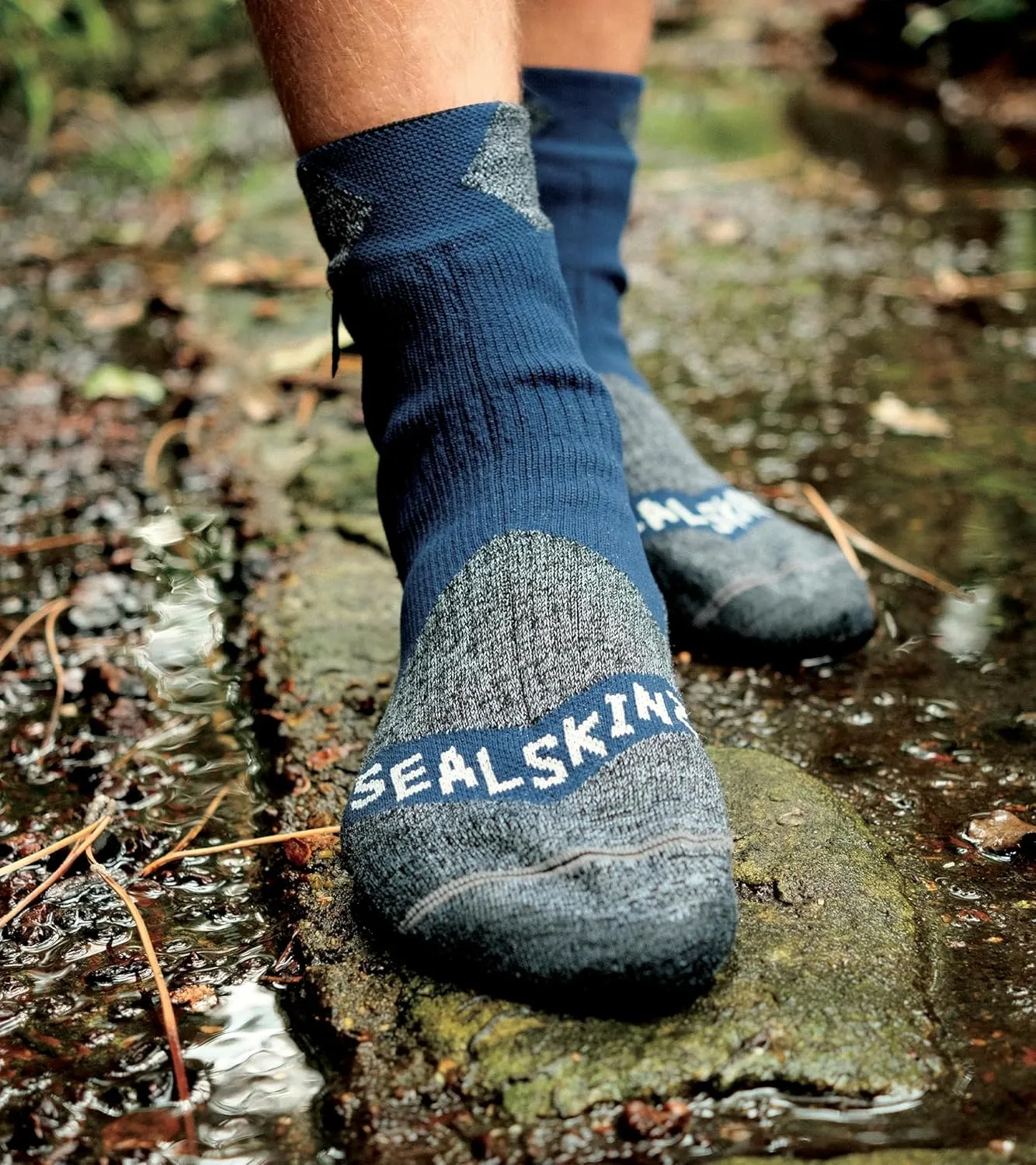 SEALSKINZ Bircham Waterproof All Weather Ankle Length Sock