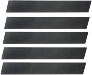 Set of 5 HSS Blades 3/32" x 5/8" (Wide) x 5" (Long) for Lathe Parting Cut off Tool Holders