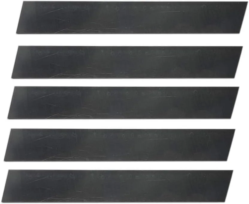 Set of 5 HSS Blades 3/32" x 5/8" (Wide) x 5" (Long) for Lathe Parting Cut off Tool Holders