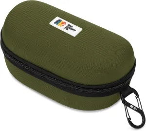 Shockproof Water-Resistant Snow Goggles Case, Hard Shell for Large Ski & Snowboard Goggles, Lightweight