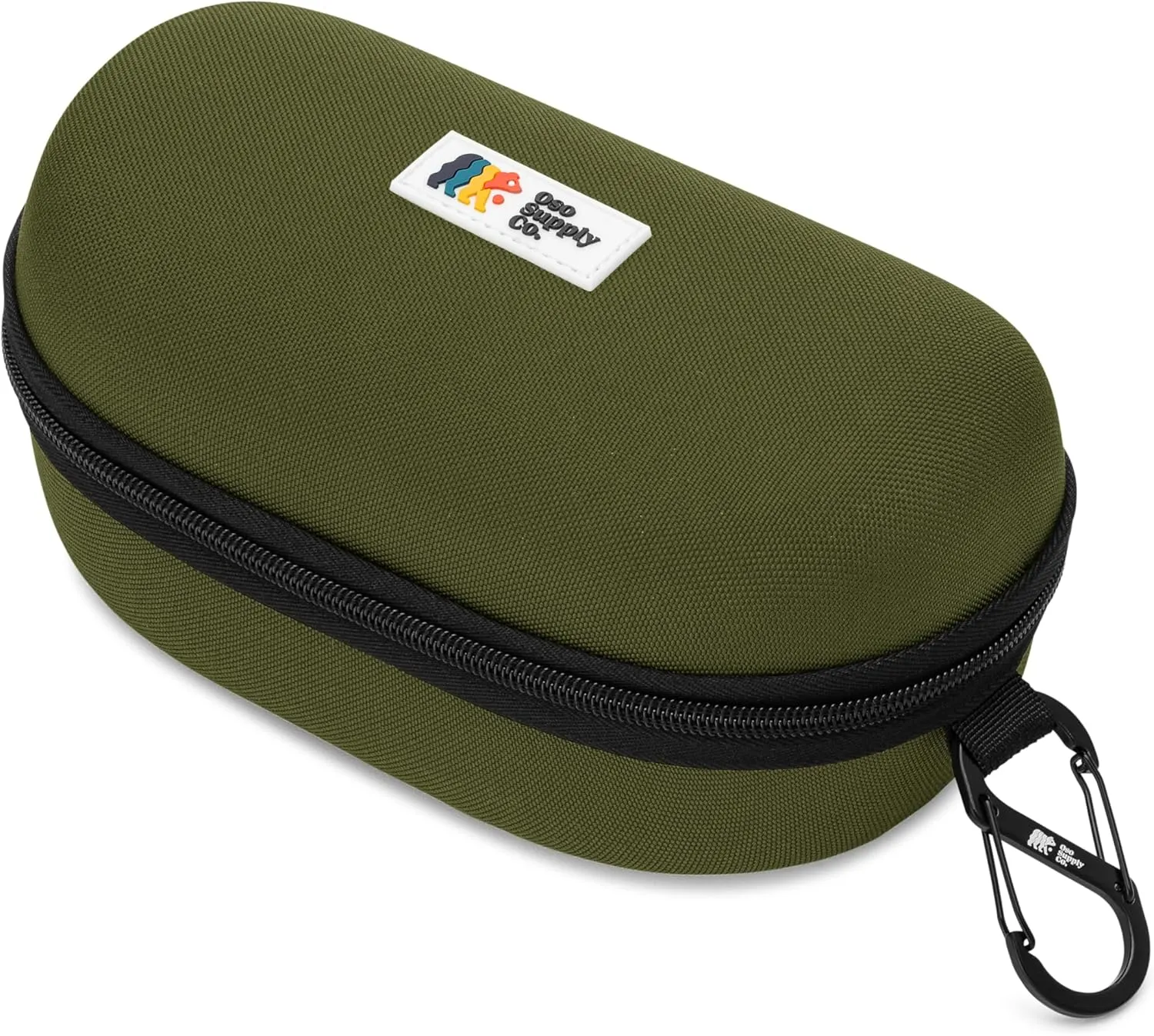 Shockproof Water-Resistant Snow Goggles Case, Hard Shell for Large Ski & Snowboard Goggles, Lightweight